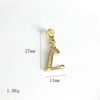 Pendant Jewelry Copper Gold Inlaid Letter Style Accessories