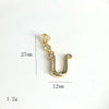 Pendant Jewelry Copper Gold Inlaid Letter Style Accessories