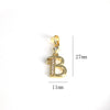 Pendant Jewelry Copper Gold Inlaid Letter Style Accessories
