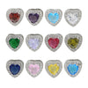Pendant Jewelry Copper Heartshaped Electroplating Constellation Pattern