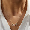 Pendant Jewelry Copper Heartshaped Electroplating Constellation Pattern