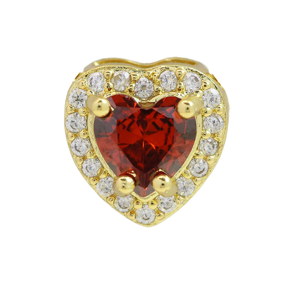 Pendant Jewelry Copper Heartshaped Electroplating Constellation Pattern