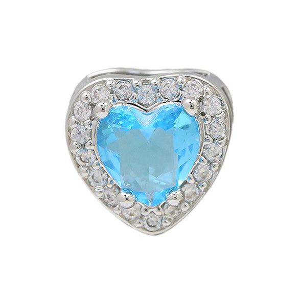 Pendant Jewelry Copper Heartshaped Electroplating Constellation Pattern