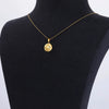 Pendant Jewelry Copper Inlaid Zircon Electroplating Colorful Oil Drop Style Unisex Clavicle Chain