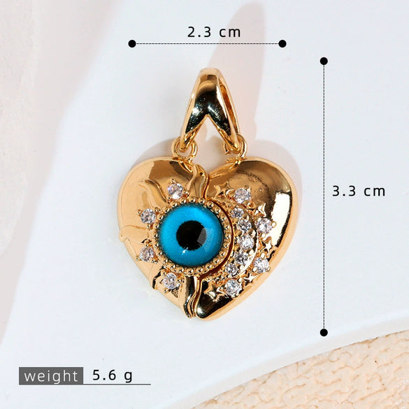Pendant Jewelry Copper Oildropping Geometric Star Style