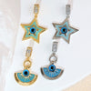 Pendant Jewelry Copper Oildropping Geometric Star Style