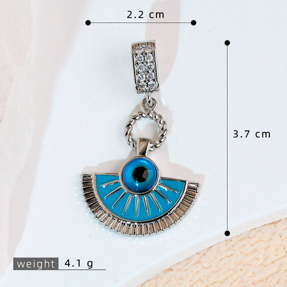 Pendant Jewelry Copper Oildropping Geometric Star Style