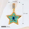 Pendant Jewelry Copper Oildropping Geometric Star Style