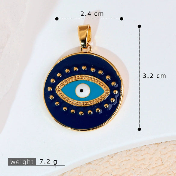 Pendant Jewelry Copper Oildropping Geometric Star Style