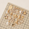Pendant Jewelry Copper Real Gold Plated Love Lightning Animal Zodiac Shape