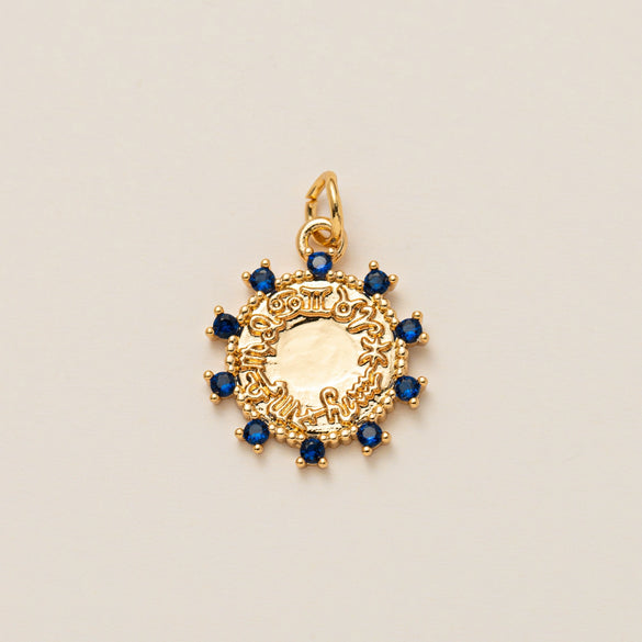 Pendant Jewelry Copper Real Gold Plated Love Lightning Animal Zodiac Shape