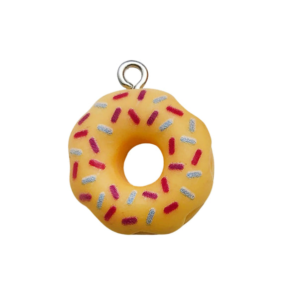 Pendant Jewelry Diy Accessories Plastic Resin Minimalist Glue Round Donut