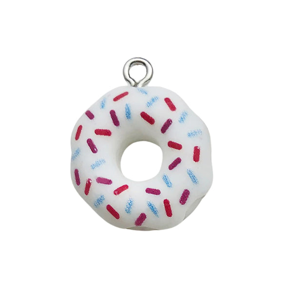 Pendant Jewelry Diy Accessories Plastic Resin Minimalist Glue Round Donut