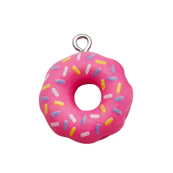 Pendant Jewelry Diy Accessories Plastic Resin Minimalist Glue Round Donut