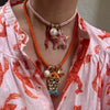 Pendant Jewelry Plastic Resin Animal Zodiac Starfish Electroplating Women's Necklace Accessories