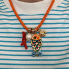 Pendant Jewelry Plastic Resin Animal Zodiac Starfish Electroplating Women's Necklace Accessories