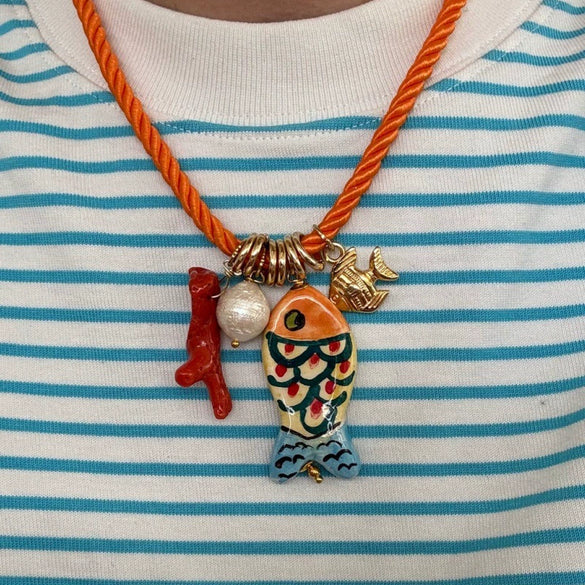 Pendant Jewelry Plastic Resin Animal Zodiac Starfish Electroplating Women's Necklace Accessories