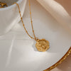 Pendant Jewelry Stainless Steel Casting Geometric Ball Chain Necklace For Women
