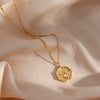 Pendant Jewelry Stainless Steel Casting Geometric Ball Chain Necklace For Women
