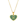 Pendant Jewelry Stainless Steel Geometric Dripping Oil Constellation Rune Necklace
