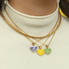 Pendant Jewelry Stainless Steel Geometric Dripping Oil Constellation Rune Necklace
