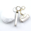 Pendant Keychain Twopiece Set Artificial Leather Creative Design