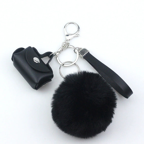 Pendant Keychain Twopiece Set Artificial Leather Creative Design