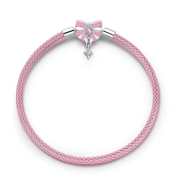 Pendant Leather Rope Bracelet Shell Fourleaf Clover Copper Silver Plated Electroplated Original Design Animal Style For Women