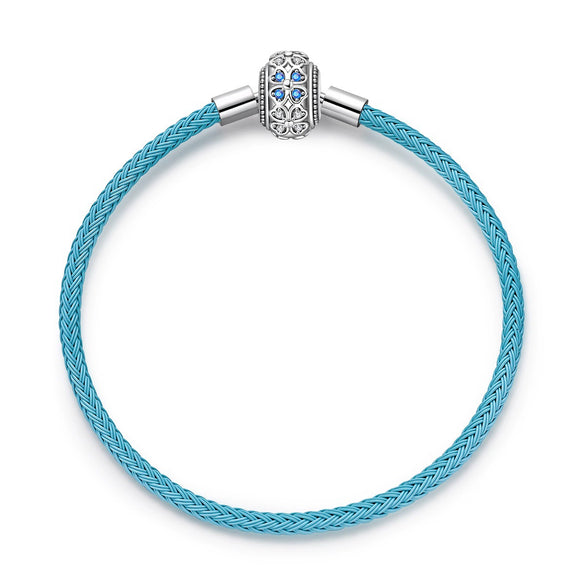 Pendant Leather Rope Bracelet Shell Fourleaf Clover Copper Silver Plated Electroplated Original Design Animal Style For Women