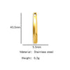 Pendant M?bius Twisted Stainless Steel Vacuum Plated Colorpreserving Unisex