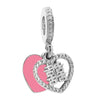 Pendant Metal Texture Love String Decoration Electroplated With Totem Pattern For Female