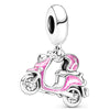 Pendant Metal Texture Love String Decoration Electroplated With Totem Pattern For Female