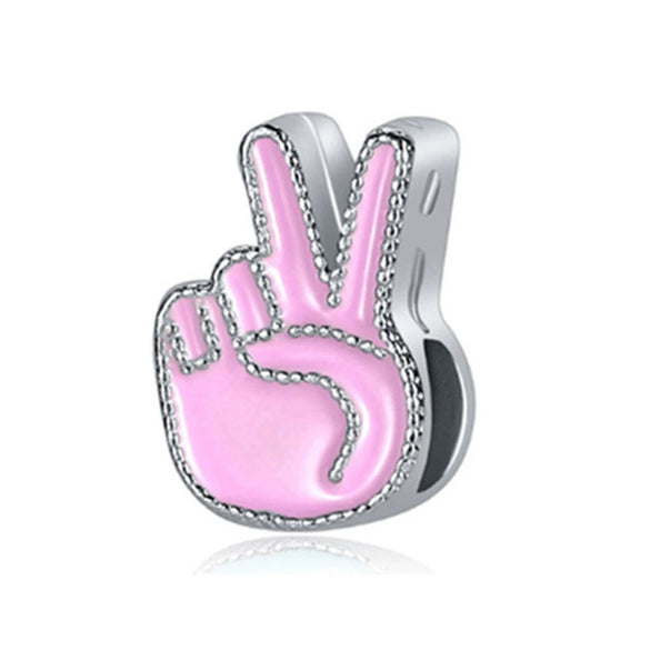 Pendant Metal Texture Love String Decoration Electroplated With Totem Pattern For Female