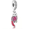Pendant Metal Texture Love String Decoration Electroplated With Totem Pattern For Female