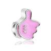 Pendant Metal Texture Love String Decoration Electroplated With Totem Pattern For Female