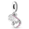 Pendant Metal Texture Love String Decoration Electroplated With Totem Pattern For Female