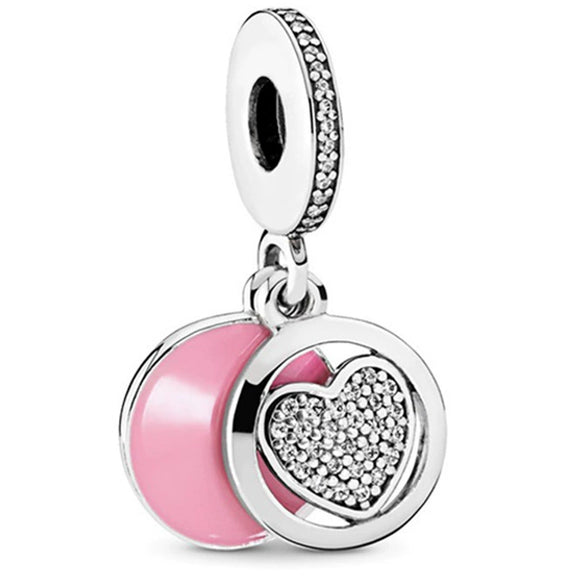Pendant Metal Texture Love String Decoration Electroplated With Totem Pattern For Female