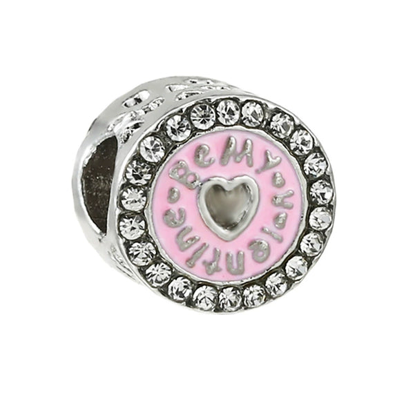 Pendant Metal Texture Love String Decoration Electroplated With Totem Pattern For Female