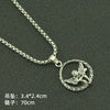 Pendant Necklace Alloy Animals Zodiac Electroplating Hipster Street Punk Style Clothing Accessories For Men And Women