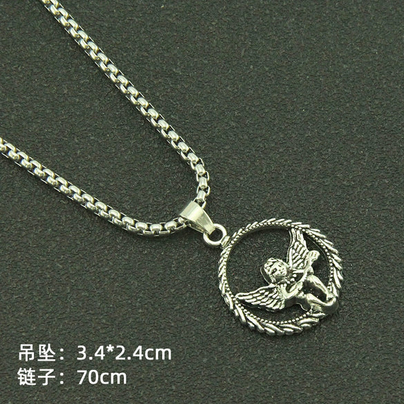 Pendant Necklace Alloy Animals Zodiac Electroplating Hipster Street Punk Style Clothing Accessories For Men And Women