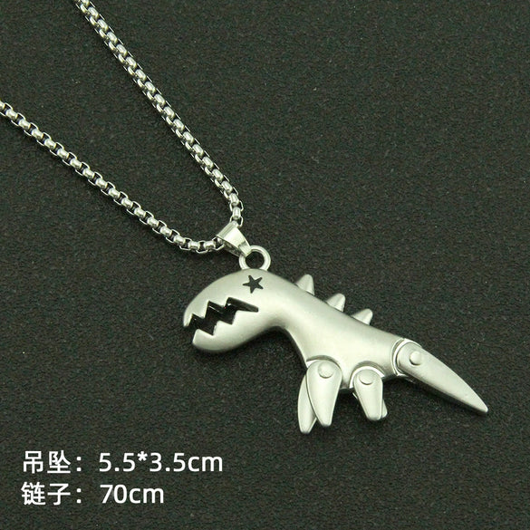 Pendant Necklace Alloy Animals Zodiac Electroplating Hipster Street Punk Style Clothing Accessories For Men And Women