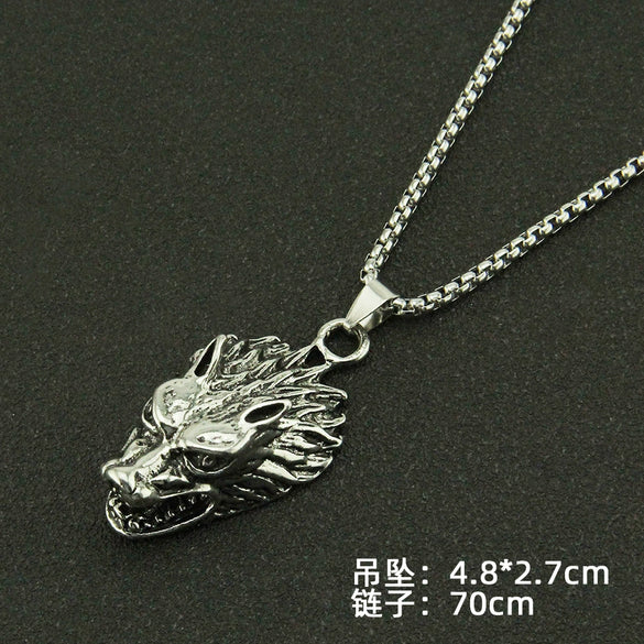 Pendant Necklace Alloy Animals Zodiac Electroplating Hipster Street Punk Style Clothing Accessories For Men And Women