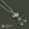 Pendant Necklace Alloy Animals Zodiac Electroplating Hipster Street Punk Style Clothing Accessories For Men And Women