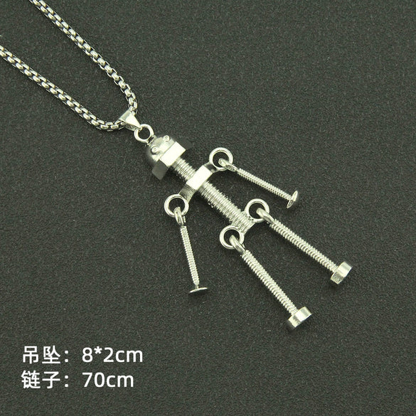 Pendant Necklace Alloy Animals Zodiac Electroplating Hipster Street Punk Style Clothing Accessories For Men And Women