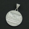 Pendant Necklace Alloy Geometric Diamondencrusted Exaggerated Punk Cuban Chain For Male
