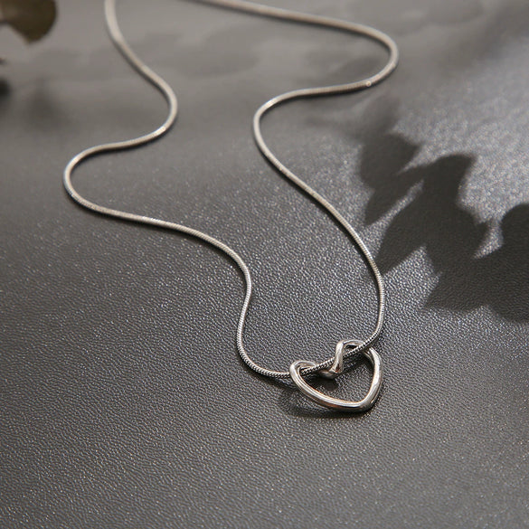 Pendant Necklace Alloy Heartshaped Electroplating For Women