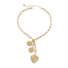 Pendant Necklace Alloy Iron Heart Shape Electroplating For Women