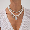 Pendant Necklace Alloy Shell Starfish Conch Animal Zodiac Geometric Electroplated Clavicle Chain For Women