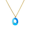 Pendant Necklace Alloy Stainless Steel Letter Dripping Oil Design