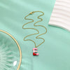 Pendant Necklace Alloy Stainless Steel Letter Dripping Oil Design